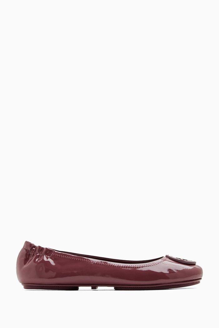 

Minnie Travel Ballets Flats in Patent-leather, Purple