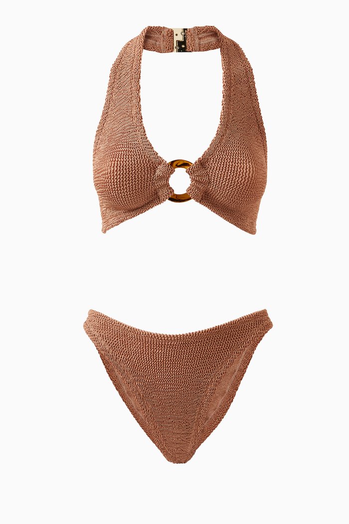 

Coco Bikini Set in Original Crinkle™, Brown