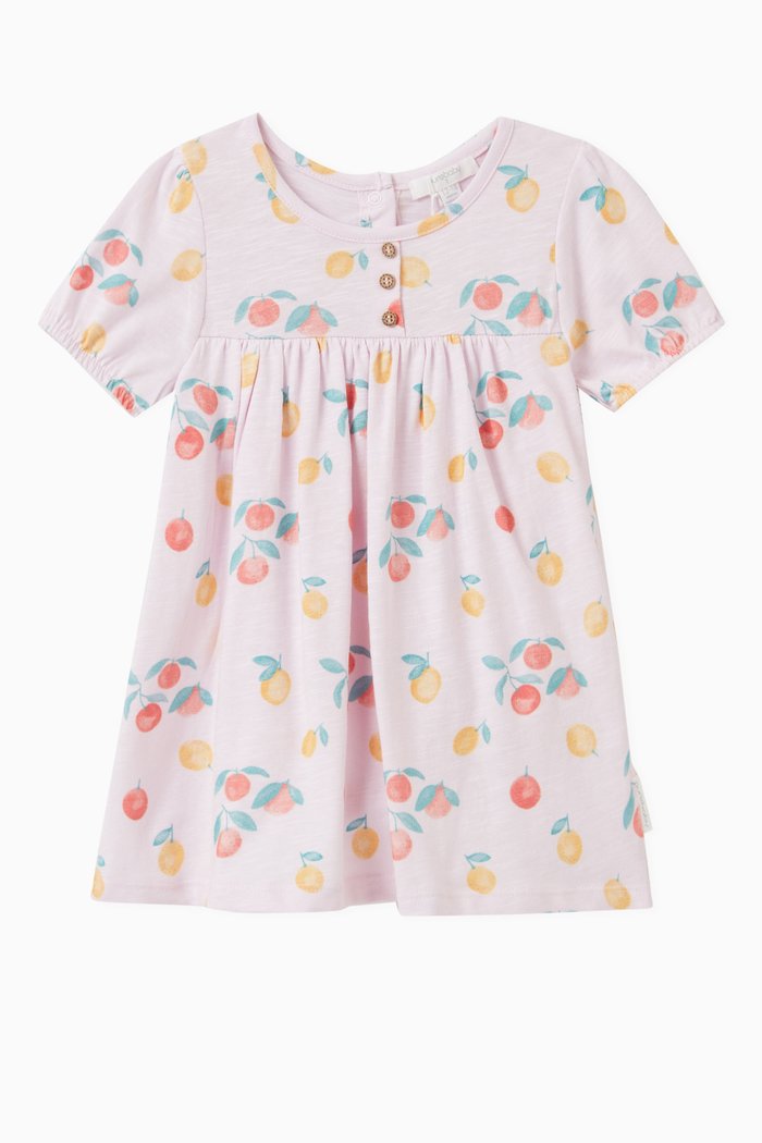 

Citrus Bodysuit Dress in Cotton, Pink