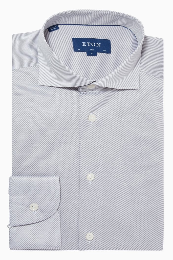 

King Knit Shirt in Cotton, Grey