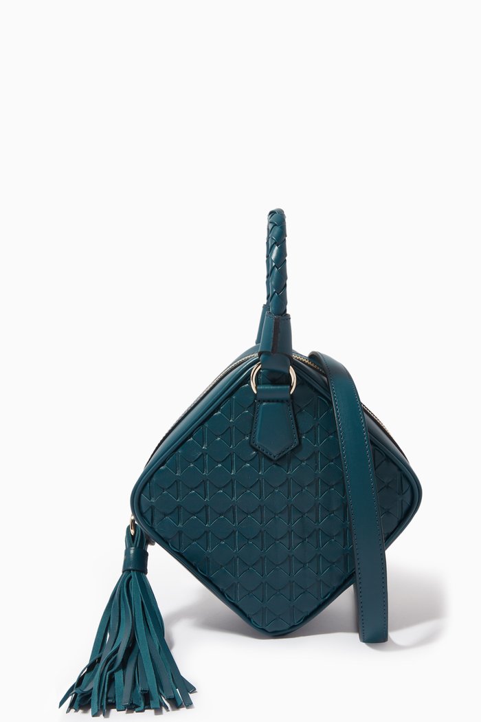 

Petra Geometric Handbag in Mosaico, Blue