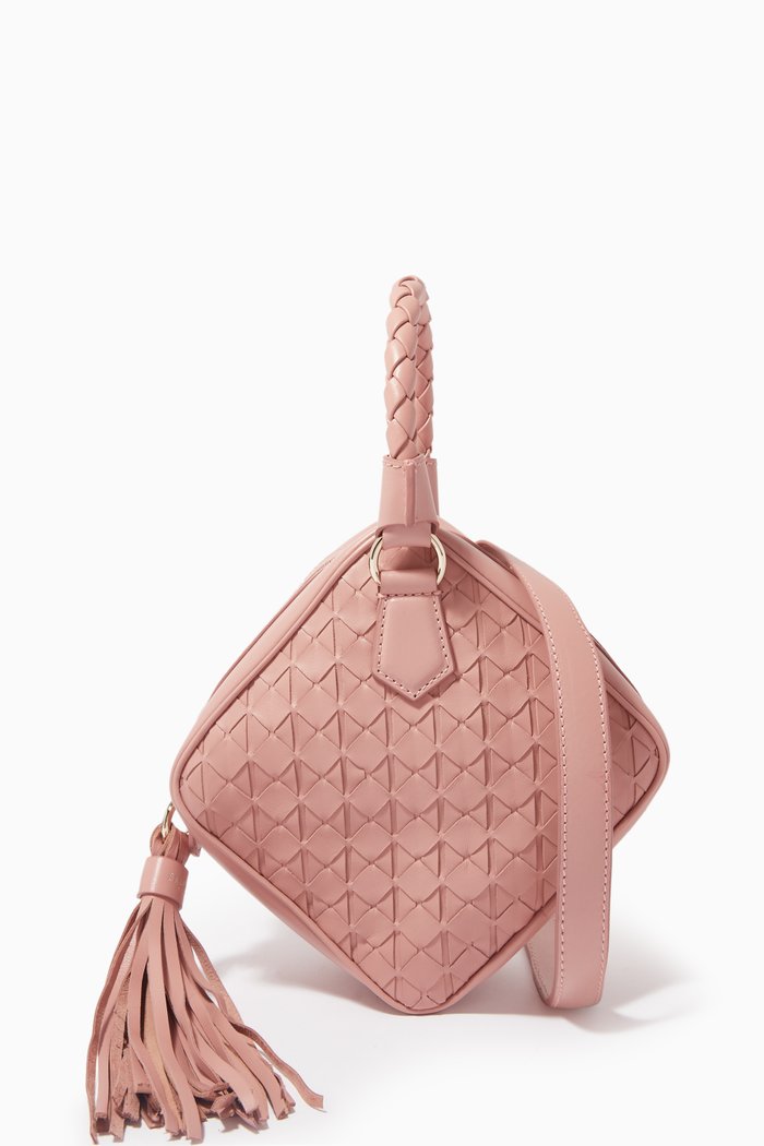 

Petra Geometric Handbag in Mosaico, Pink