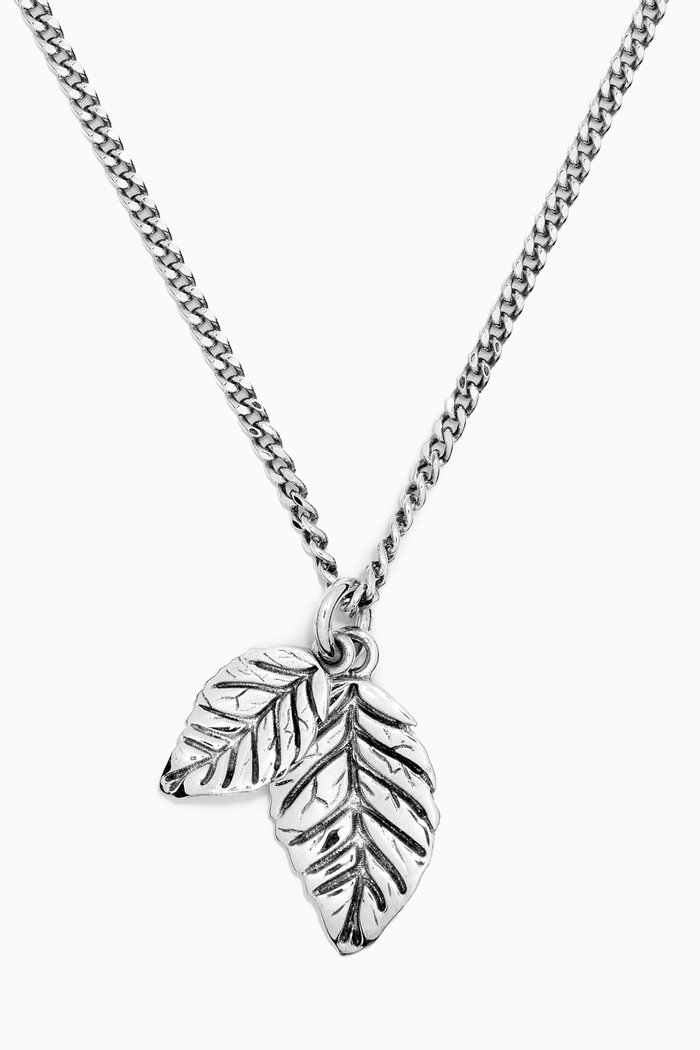 

Leaves Pendant Necklace in Sterling Silver
