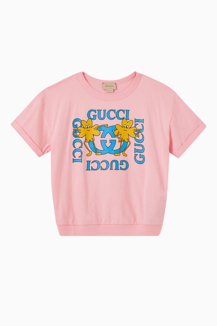 

Logo T-shirt in Cotton, Pink