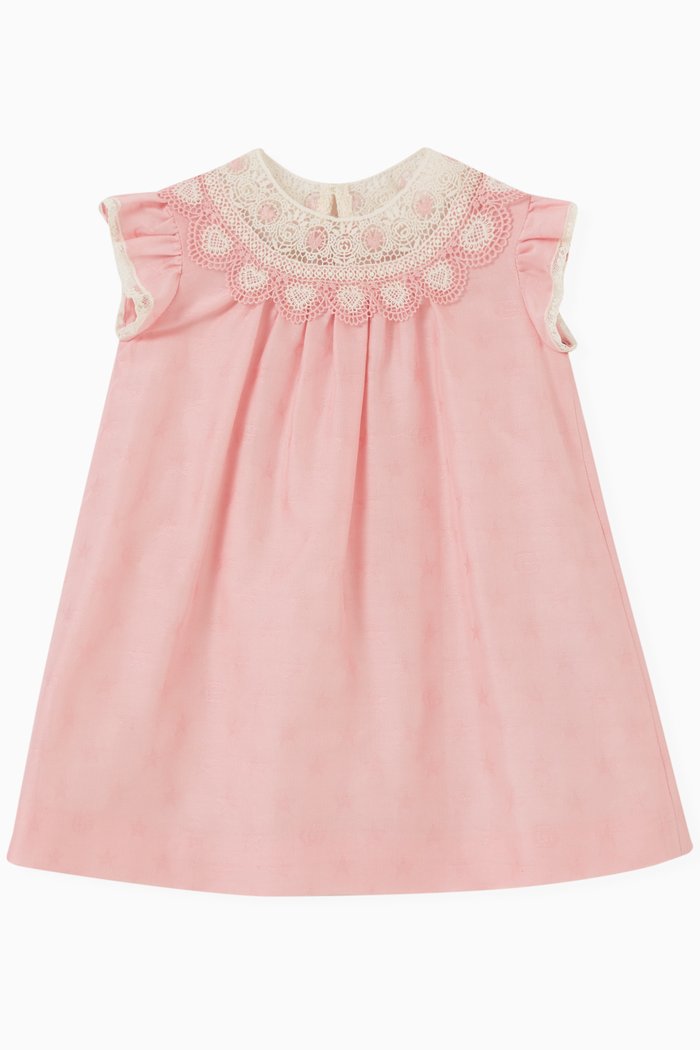 G Star Dress in Cotton, Pink