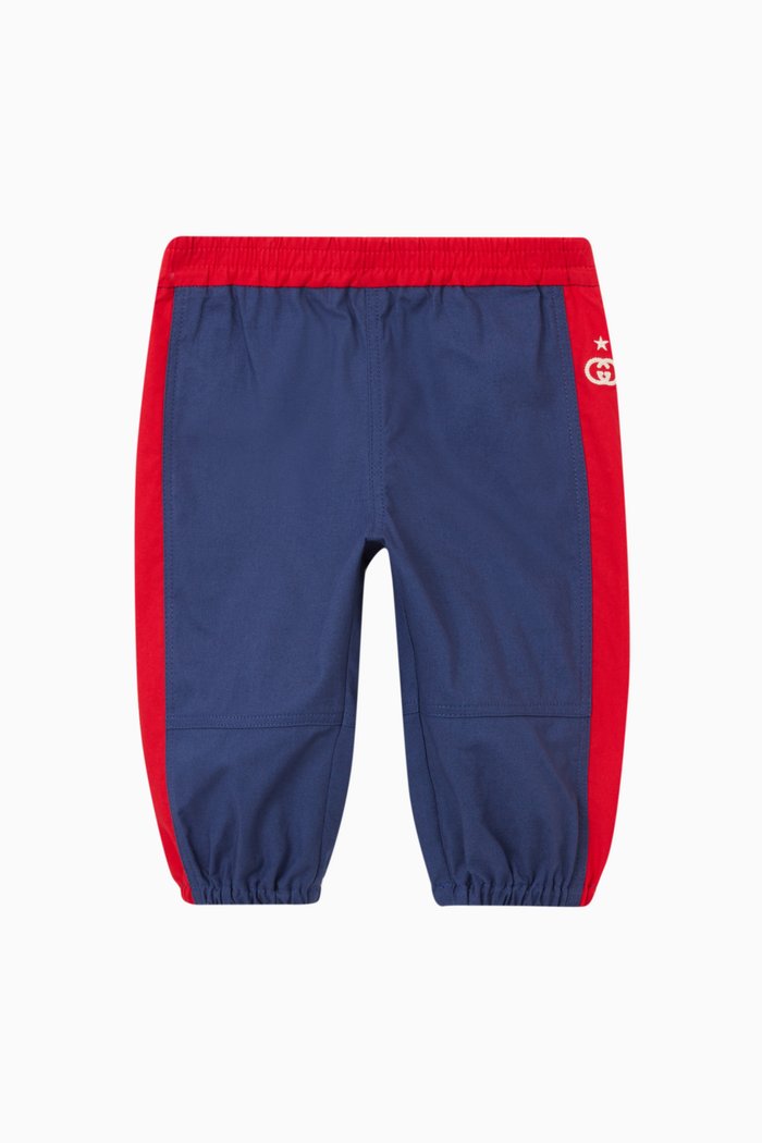 

Logo Joggers in Cotton, Blue