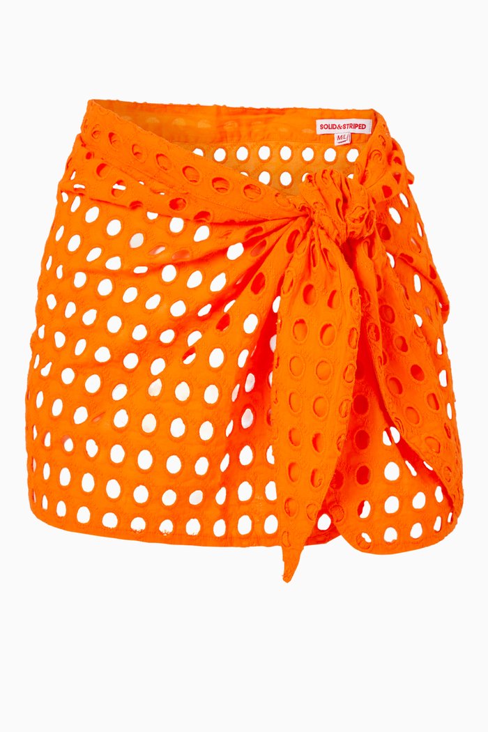 

The Mini Wrap Pareo in Cotton, Orange