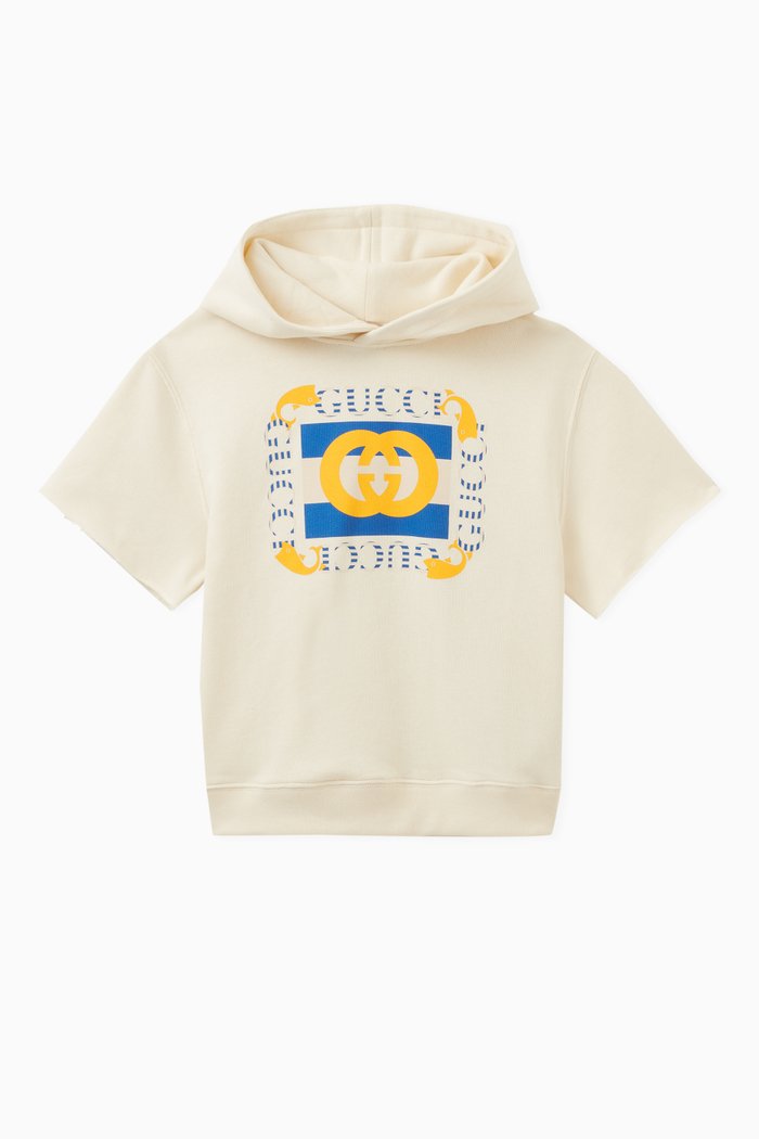 

Interlocking G Hoodie in Cotton, Neutral