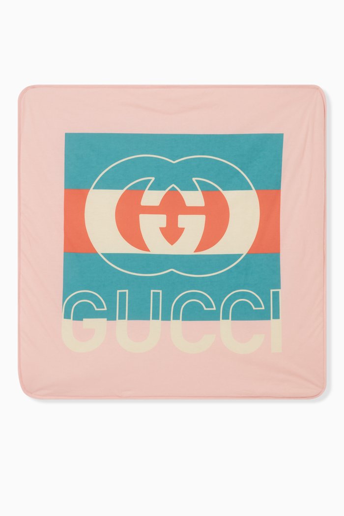 

Logo Blanket in Cotton, Pink