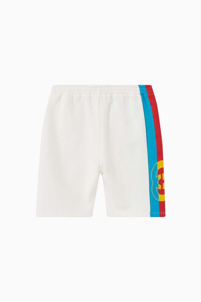 

Logo Bermuda Shorts in Cotton, White