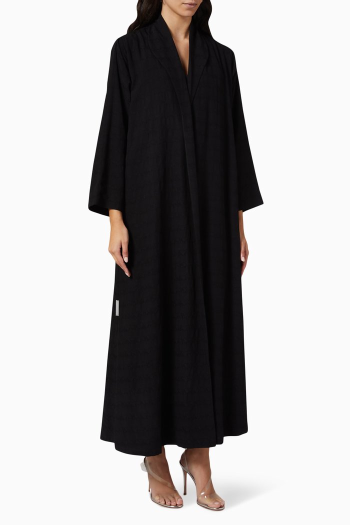 

Zainah Abaya in Silk Linen, Black