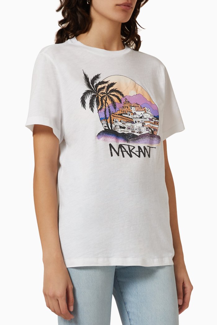 

Zewel T-shirt in Jersey, White