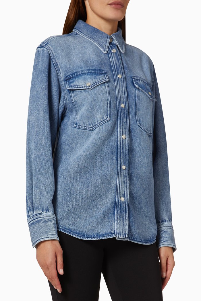

Tahis Shirt in Denim, Blue