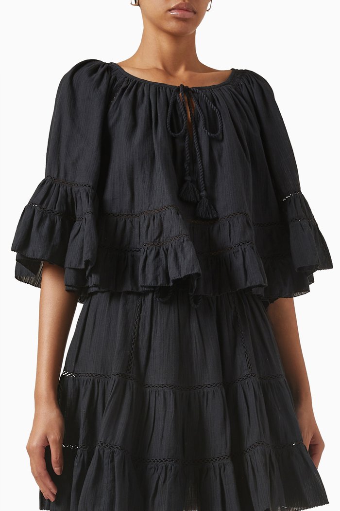 

Liam Top in Cotton Blend, Black