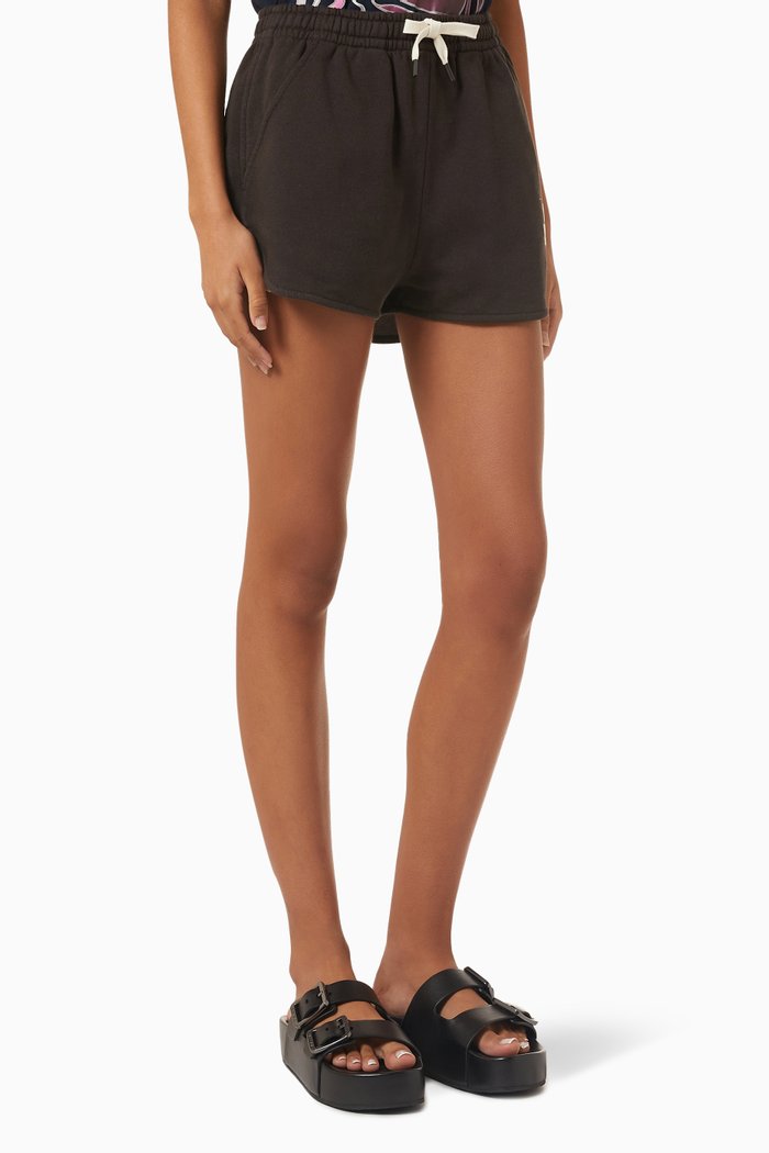 

Mifa Logo Shorts in Cotton, Black