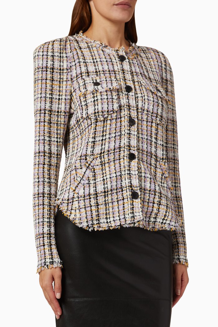 

Nelly Jacket in Tweed, Purple