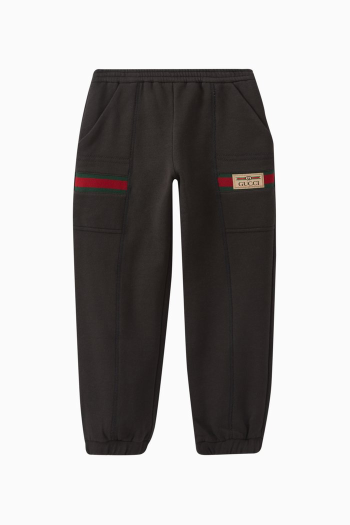 

Logo Joggers in Cotton, Black