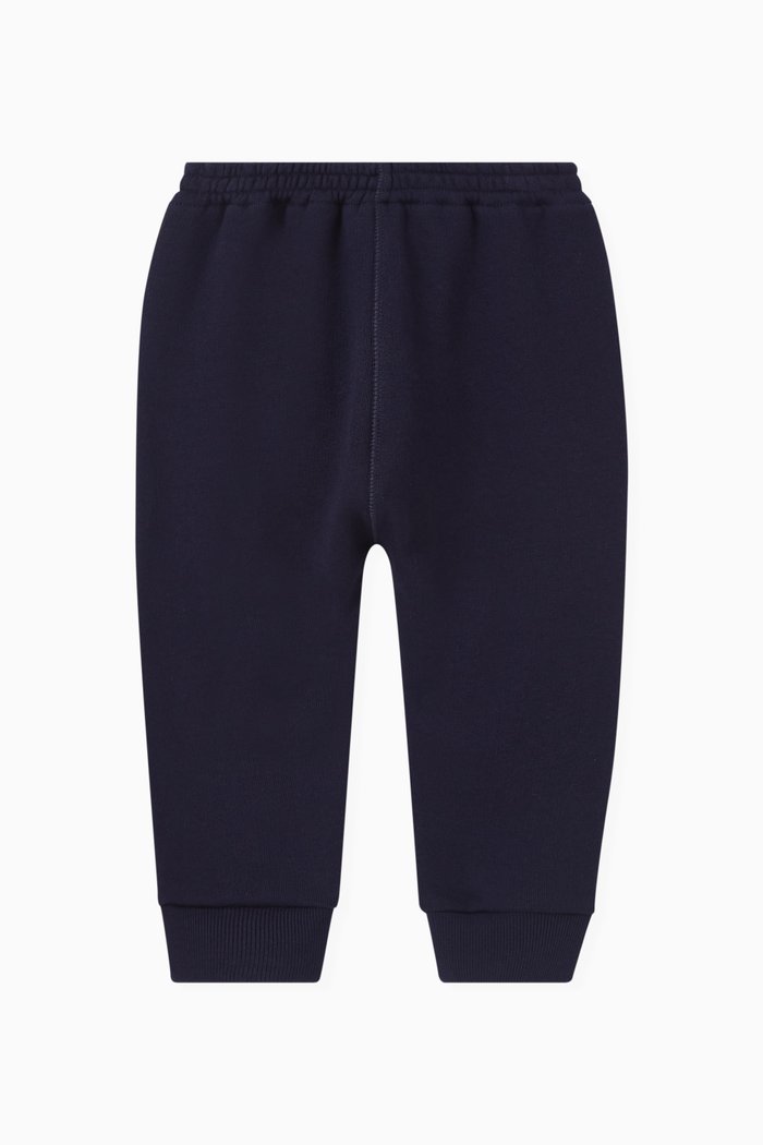 

Logo Trousers in Cotton, Blue