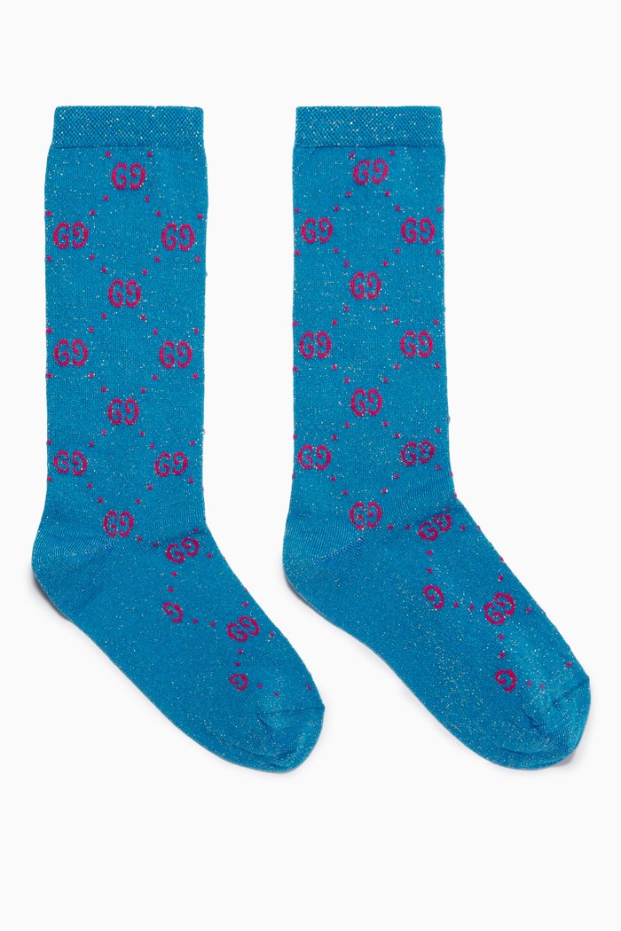 

Logo Socks in Cotton-blend, Blue