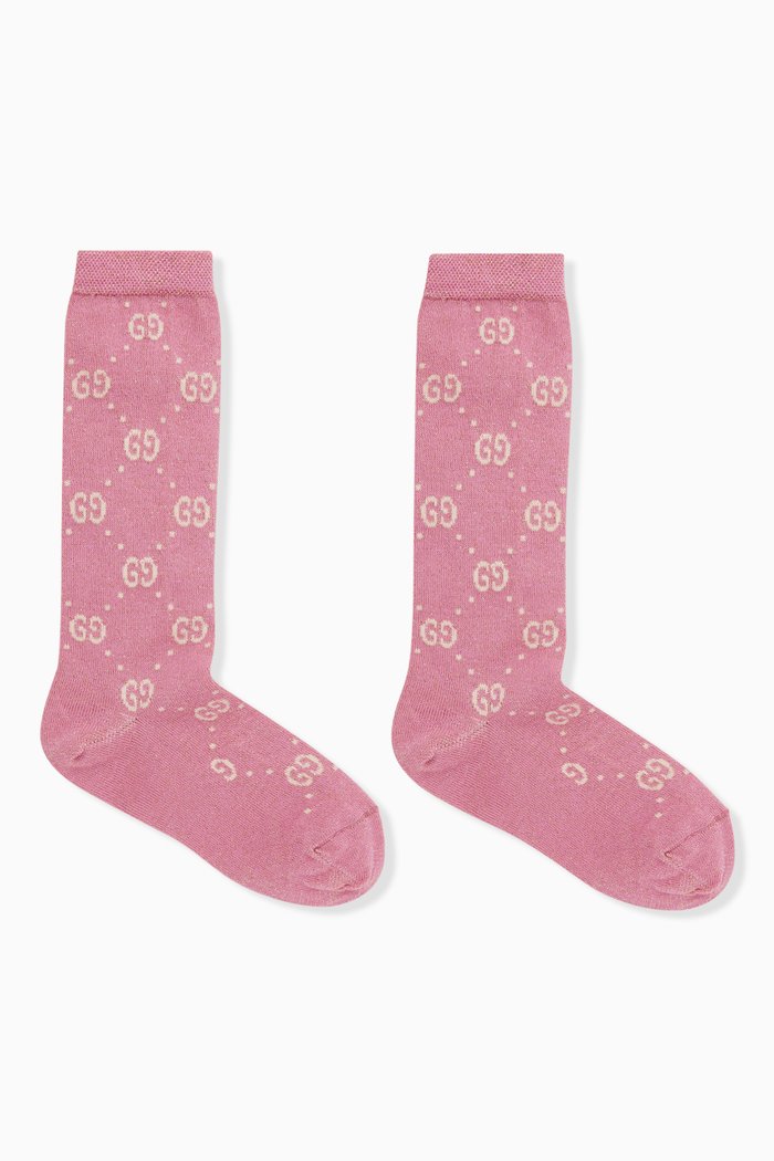 

Logo Socks in Cotton-blend, Pink