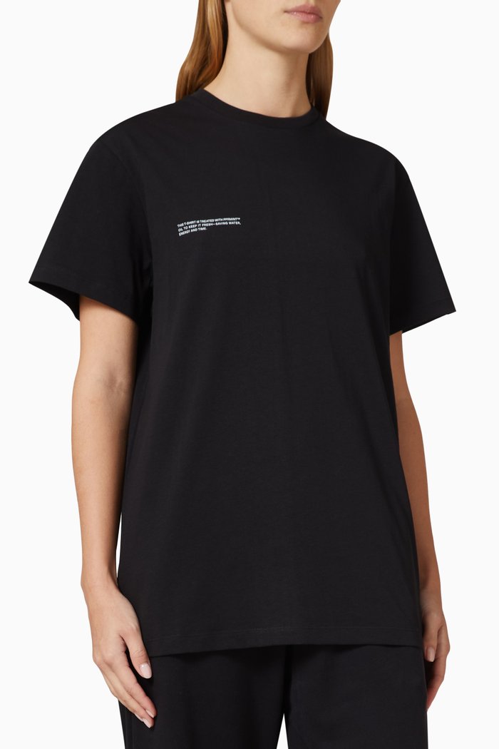 

Logo Printed T-shirt in Organic Cotton, Black