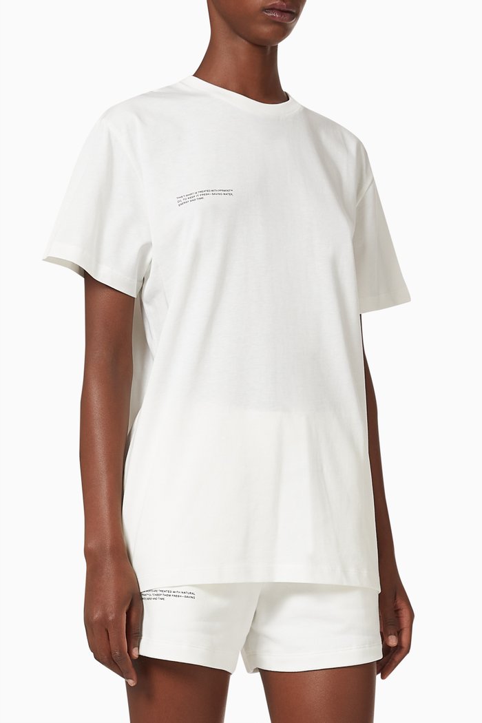 

Logo Print T-shirt in Organic Cotton, Neutral