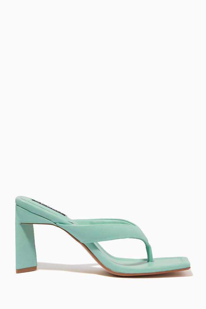 

Vale 95 Sandals in Leather, Green