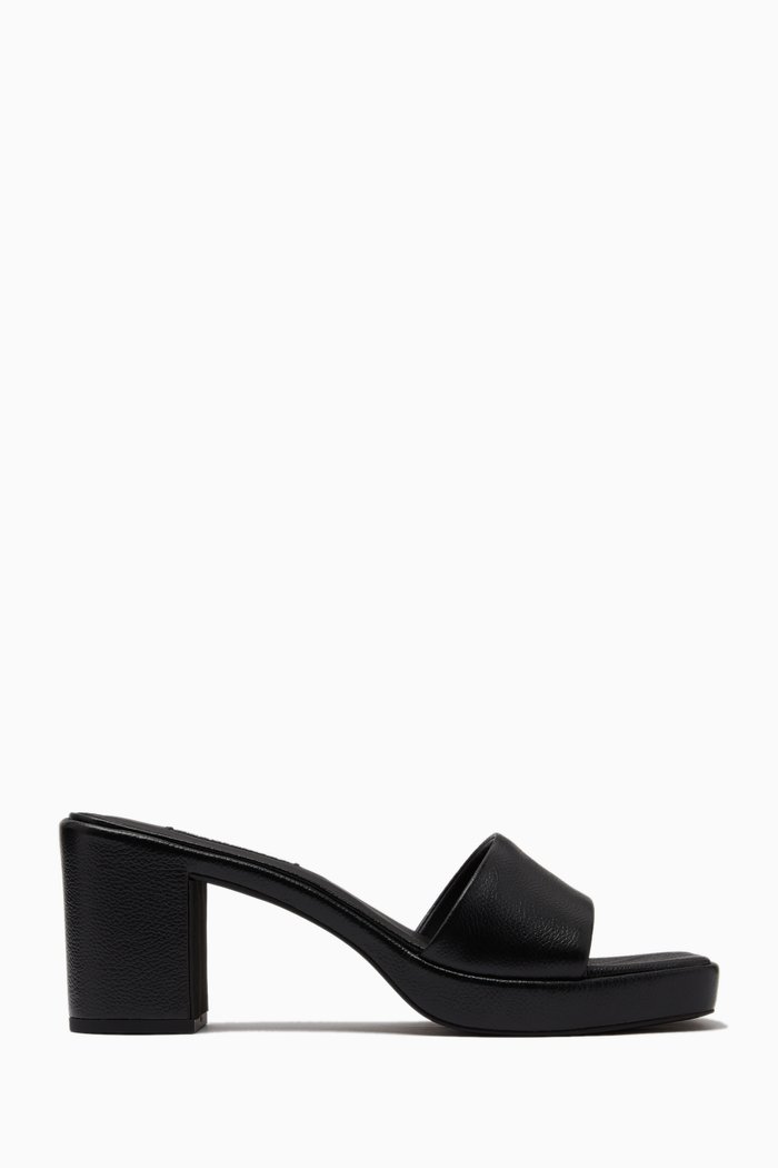 

Stevie II 85 Sandals in Leather, Black