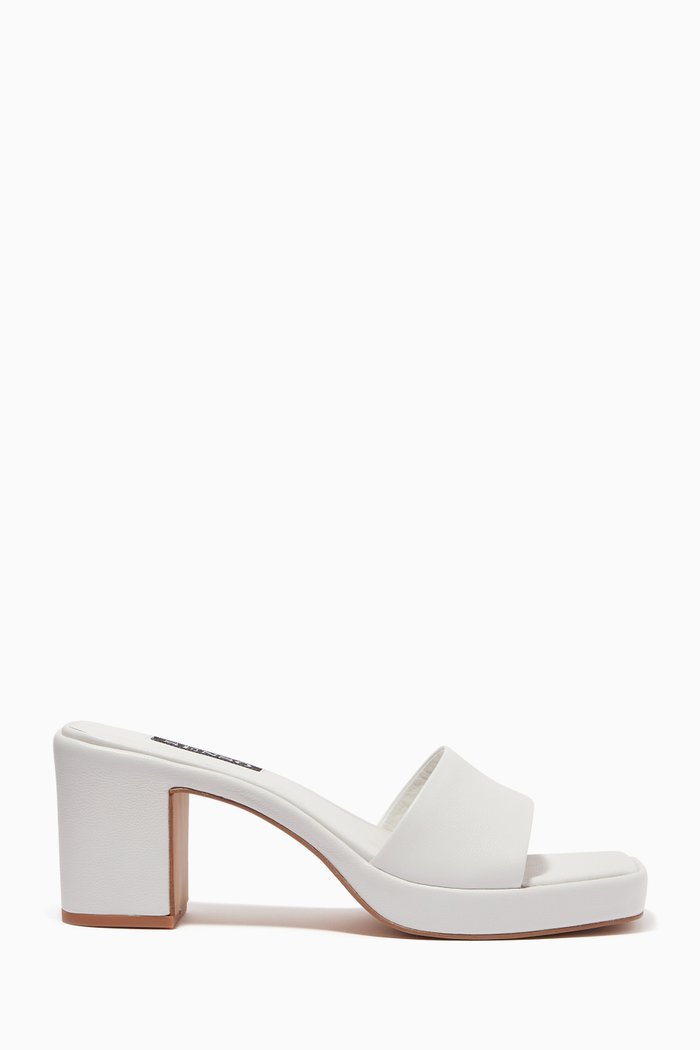 

Stevie II 85 Sandals in Leather, White