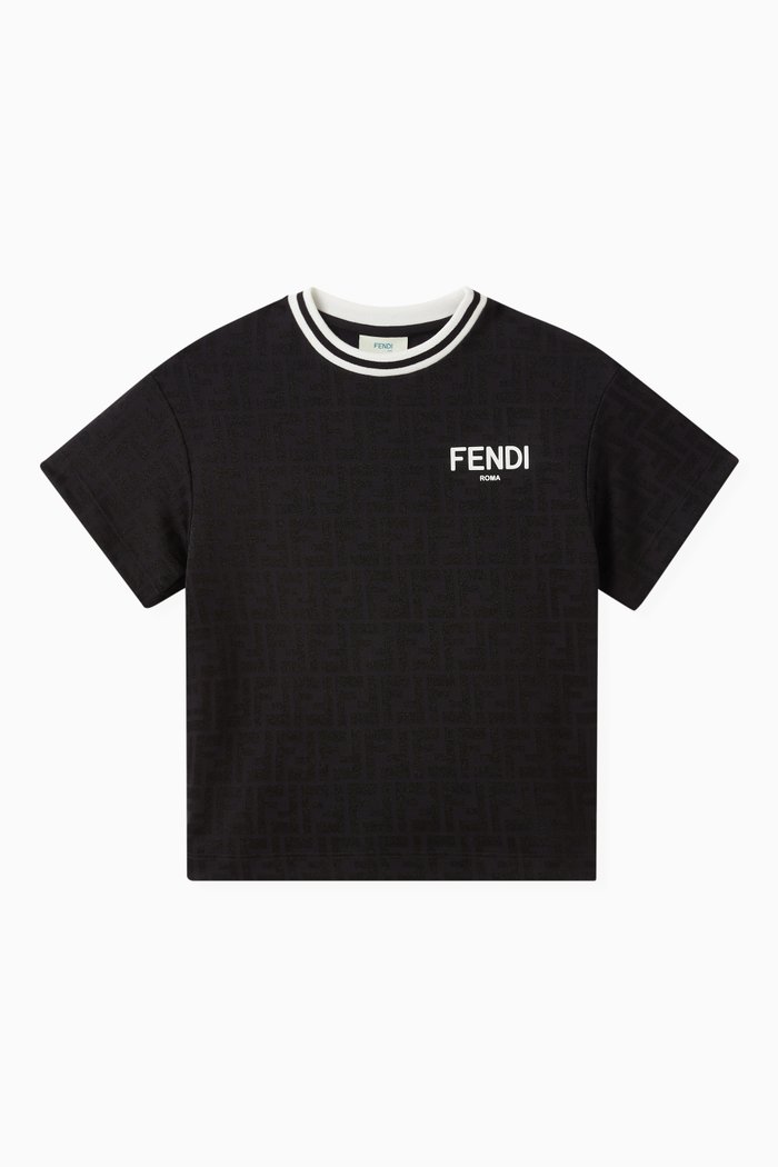 

Logo Crewneck T-shirt in Cotton, Black