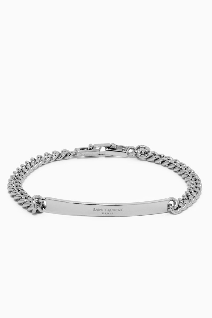 ID Bracelet in Metal, Silver