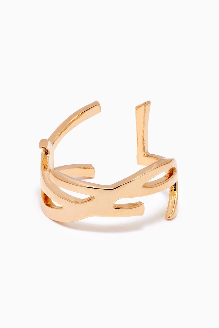 

Opyum Twist Ring in Metal, Gold