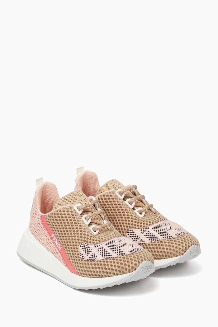 

Logo Lace-up Sneakers, Neutral