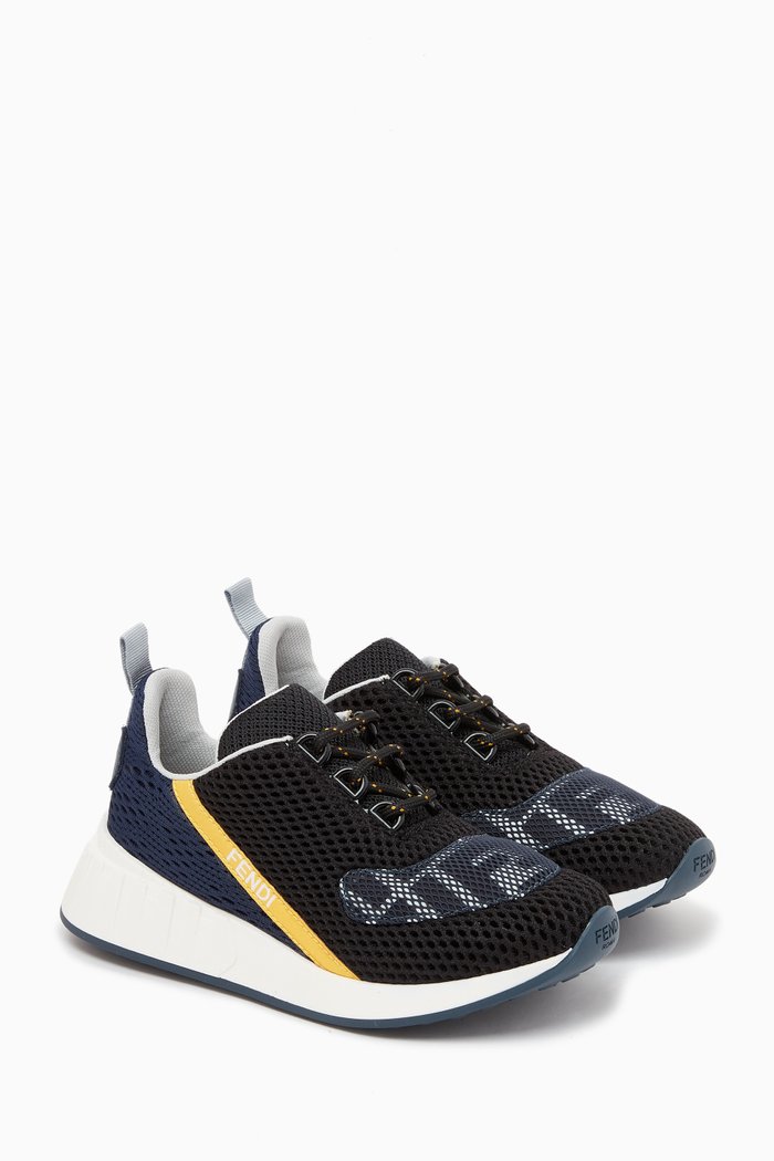 

Logo Lace-up Sneakers, Black