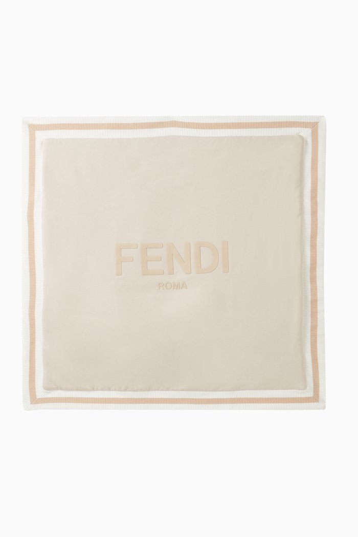 

Fendi Roma Print Blanket, Neutral