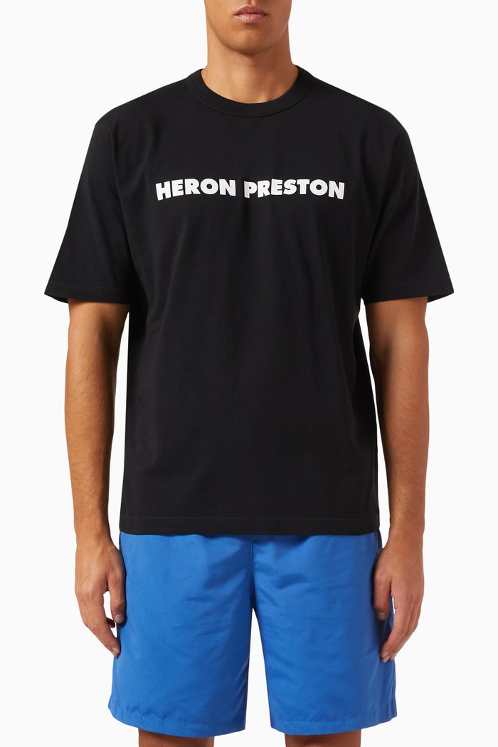 

Logo T-shirt in Cotton Jersey, Black