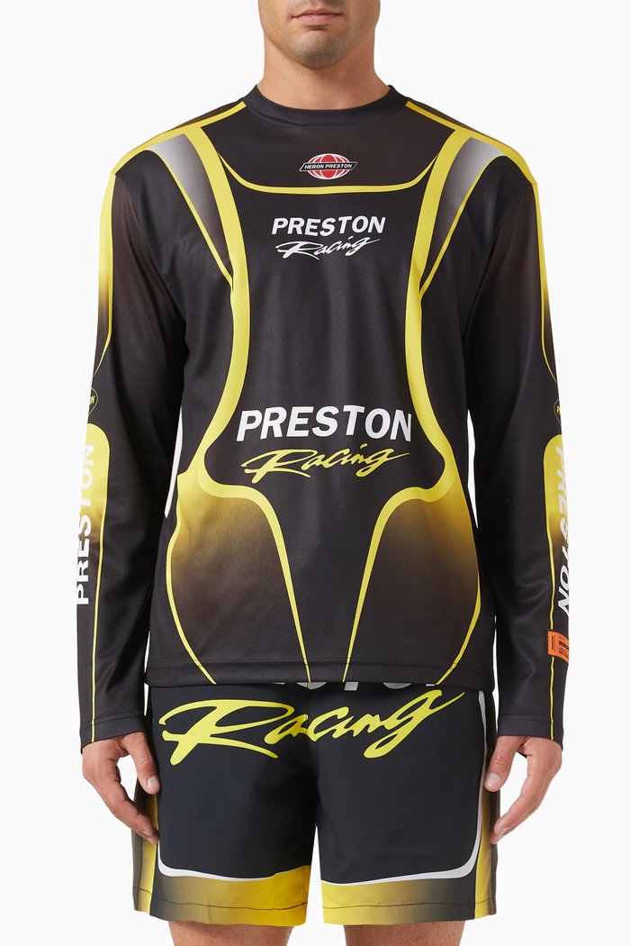 

Racing Dry-fit T-shirt in Technical Jersey, Black