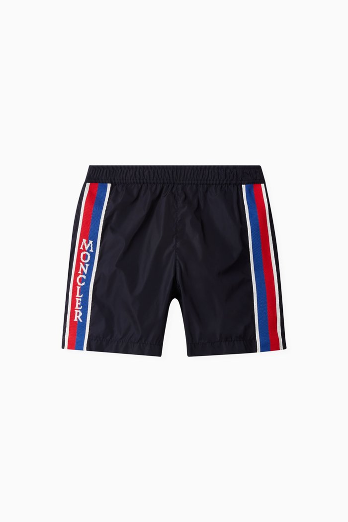 

Side Stripe Swim Shorts, Blue