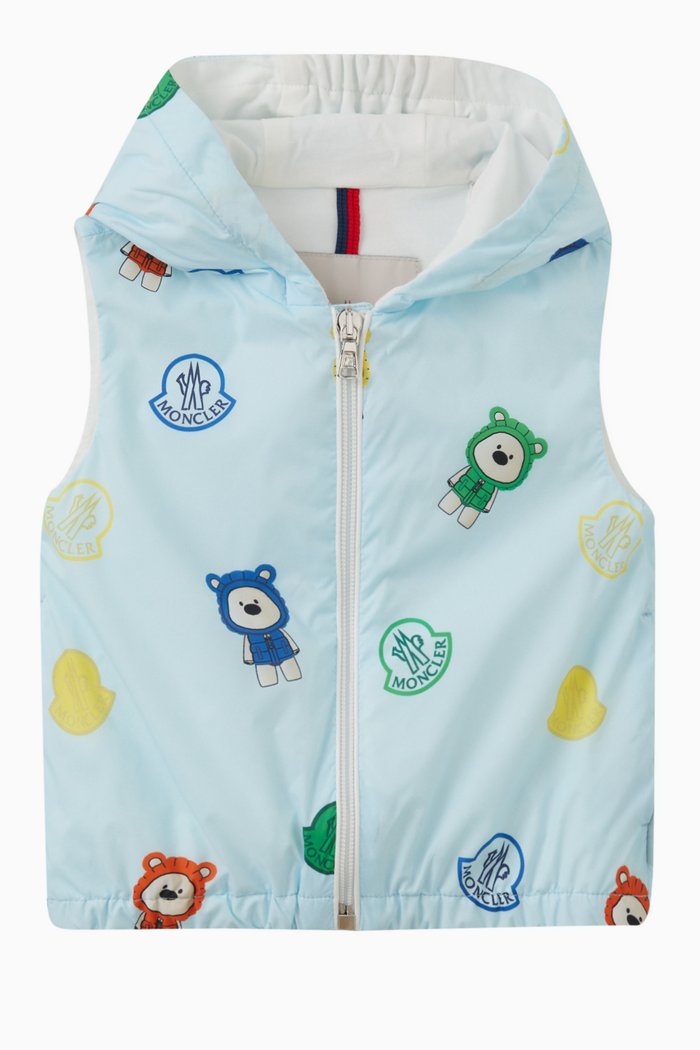 

Ailey Vest in Nylon, Blue