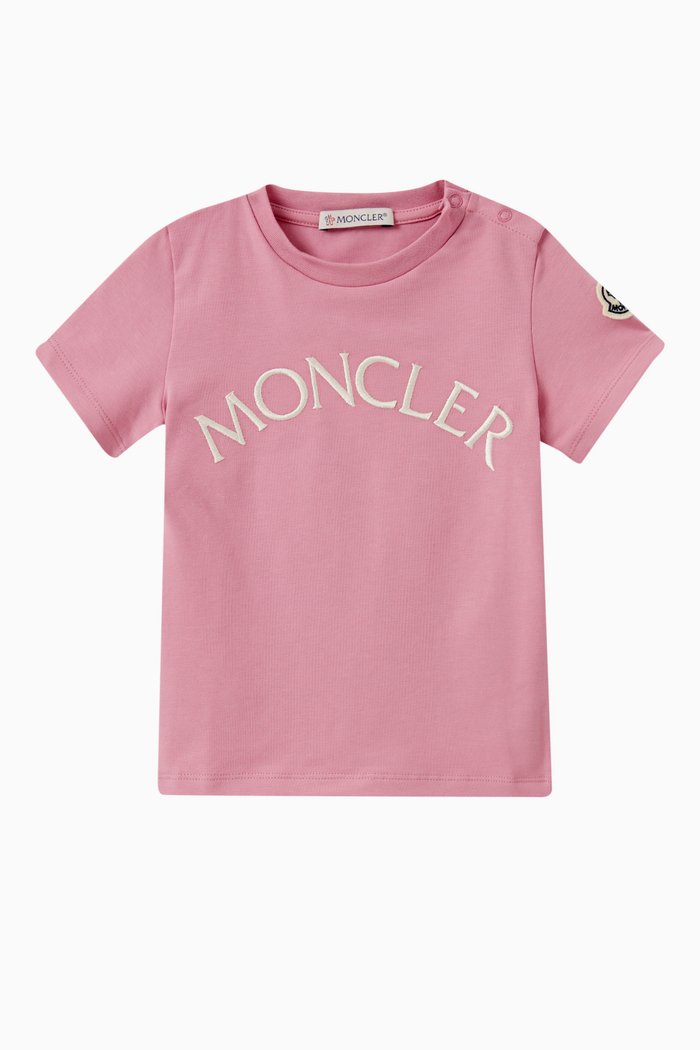 

Logo T-shirt in Cotton, Pink