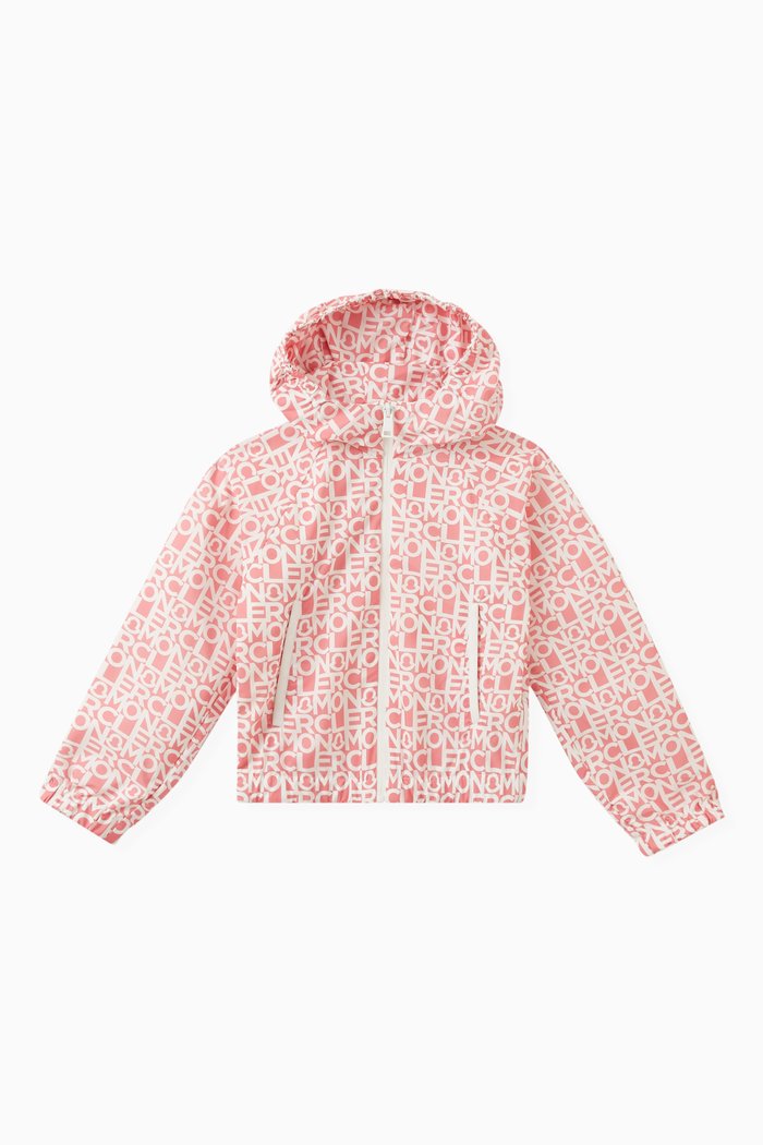 

Alose Logo Jacket in Polyester, Pink