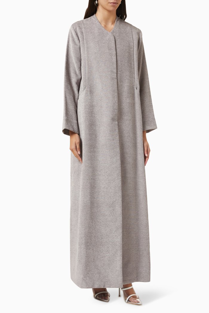 

Pocket Abaya, Grey