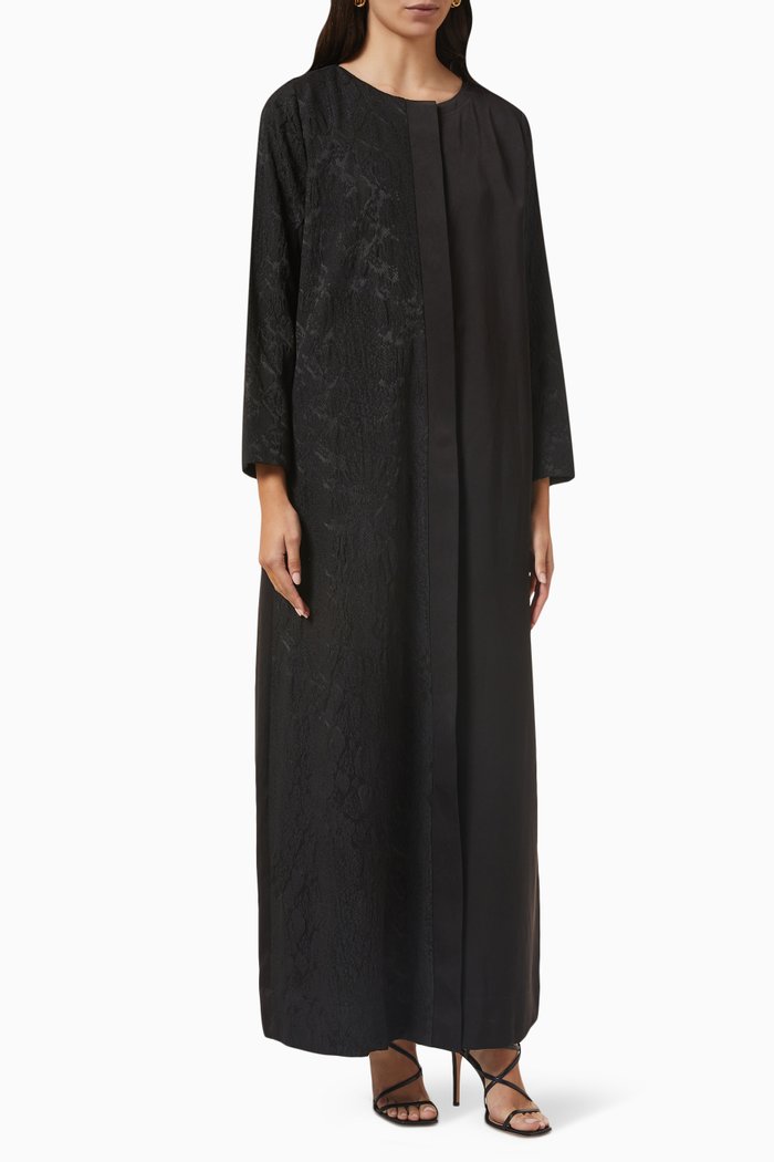 

Textured Abaya, Black