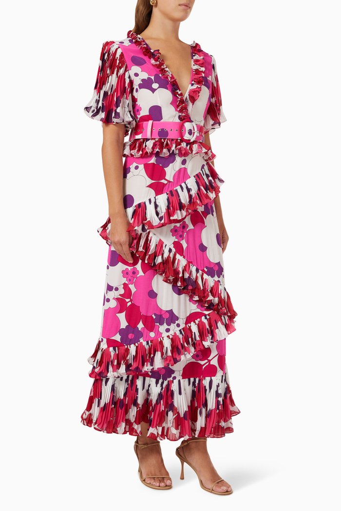 

Zafiro Maxi Dress in Cotton, Pink