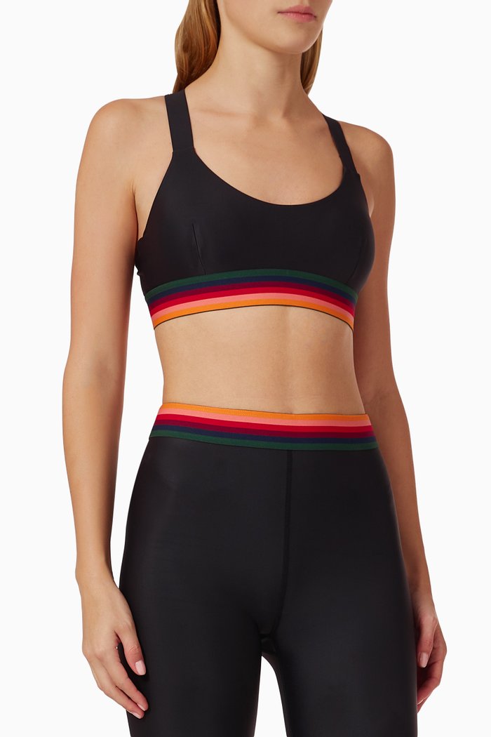 

Aluna Dance Bra in Recycled-polyamide, Black