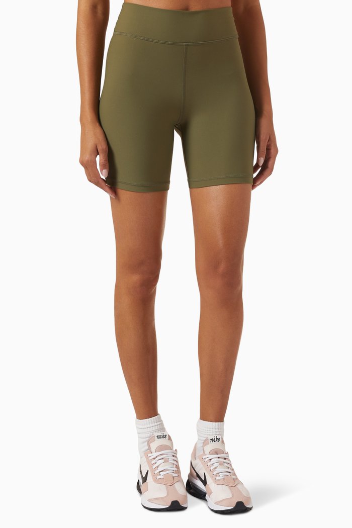 

Peached 6" Spin Shorts, Green
