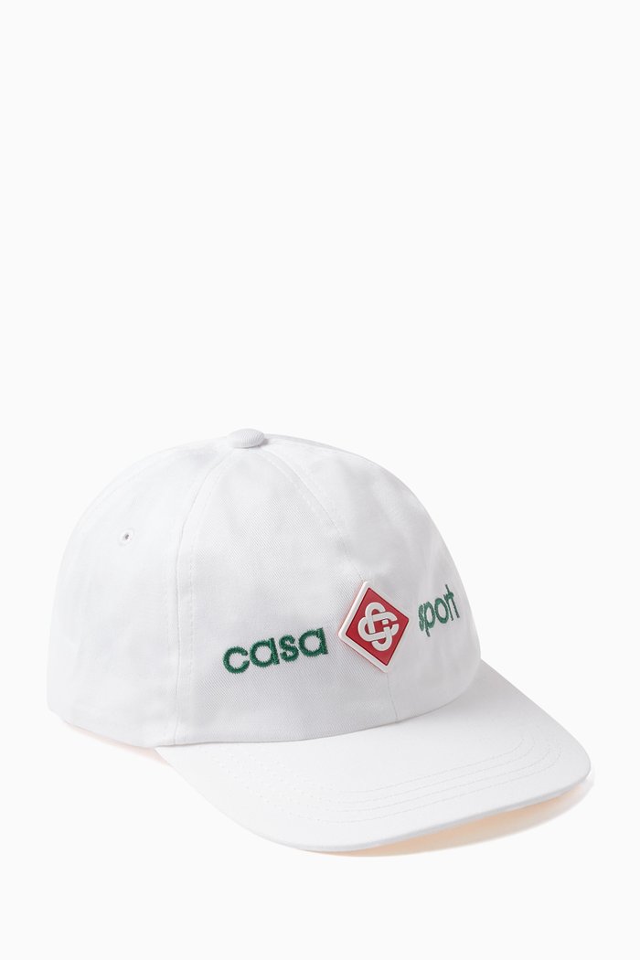 

Logo Basebell Cap in Cotton, White