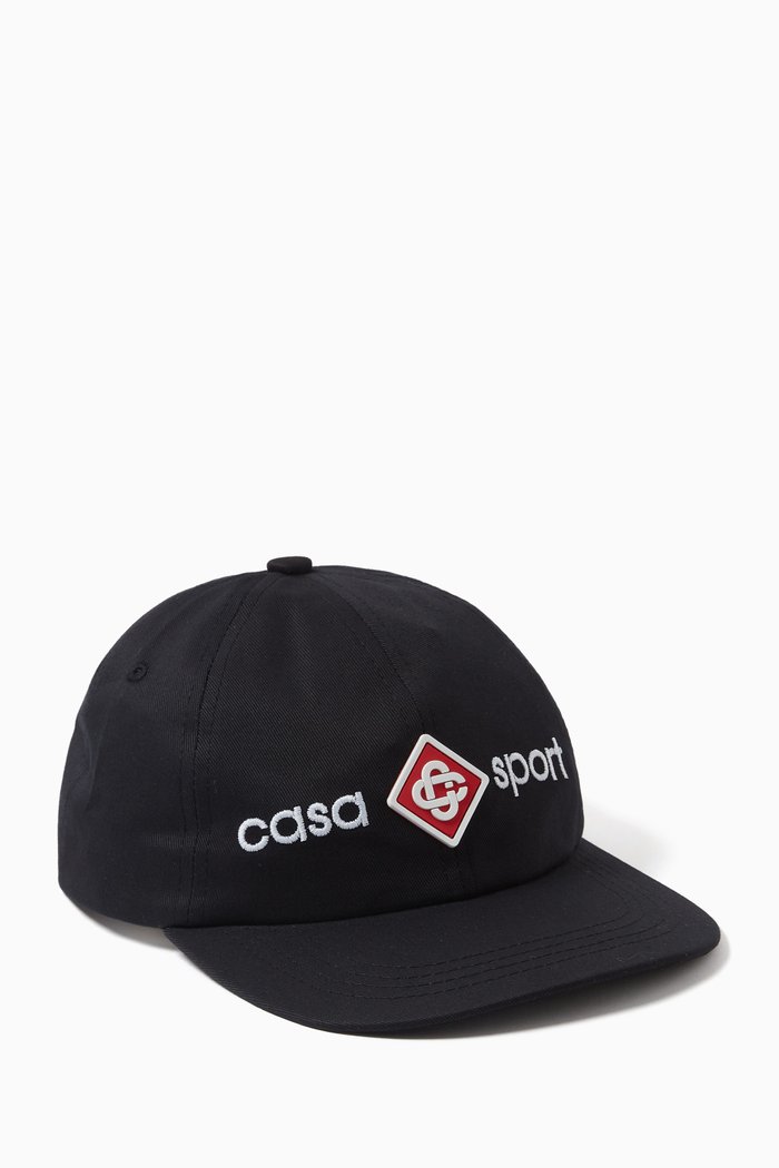 

Logo Basebell Cap in Cotton, Black