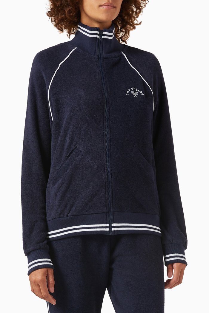 

Rally Quinn Jacket in Terry, Blue