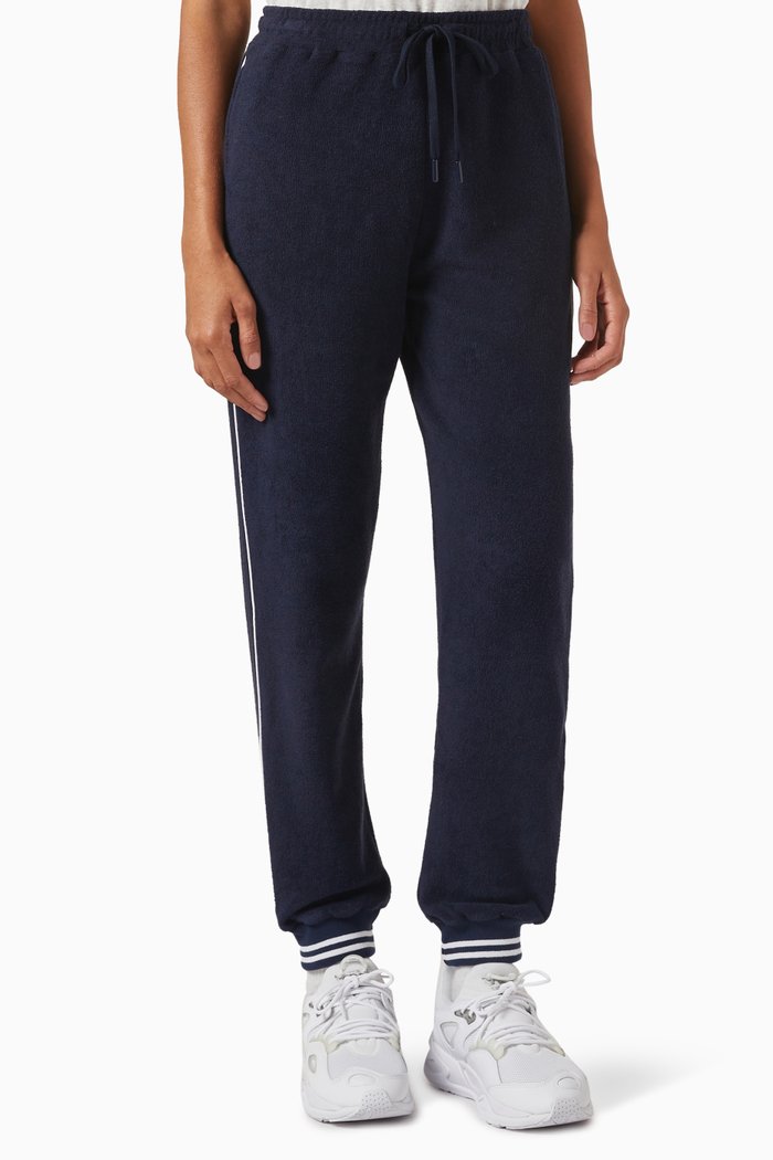

Rally Noah Sweatpants in Terry Towelling, Blue